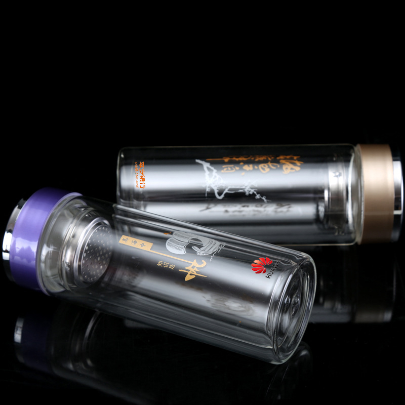 雙層玻璃杯廣告杯